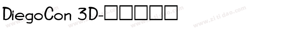 DiegoCon 3D字体转换